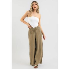 Madmext MG1980 Bej Kadın Pantolon
