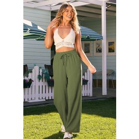 Madmext MG1980 Koyu Yeşil Kadın Pantolon