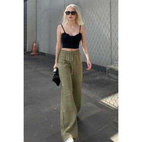 Madmext MG1980 Yeşil Kadın Pantolon
