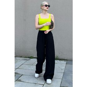 Madmext MG1982 Siyah Kadın Pantolon