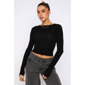 Madmext MG1994 Siyah Basic Slim Kadın Body