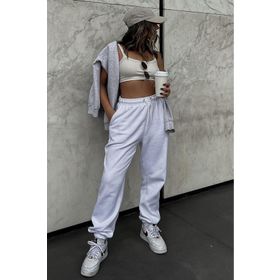 Madmext MG290 Mad Girls Beyaz Kadın Eşofman