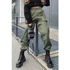 Madmext MG324 Haki Kadın Eşofman