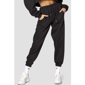 Madmext MG771 Mad Girls Siyah Basic Kadın Eşofman