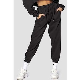 Madmext MG771 Mad Girls Siyah Basic Kadın Eşofman