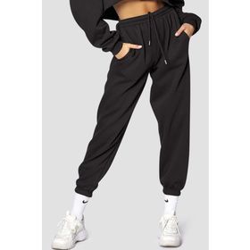 Madmext MG771 Mad Girls Siyah Basic Kadın Eşofman