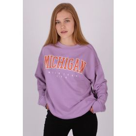 Madmext MG785 Lila Mad Girls Kadın Sweatshirt