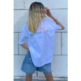 Madmext MG946 Mad Girls Beyaz T-shirt