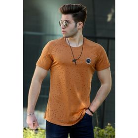 Madmext T4002 Camel Erkek T-shirt