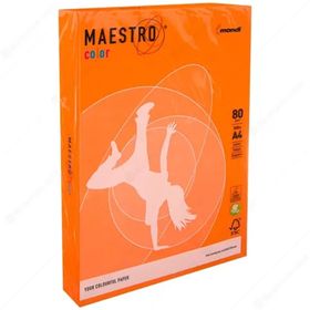 Maestro Color A4 80 gr 1 Paket 500 Sayfa Turuncu Fotokopi Kağıdı