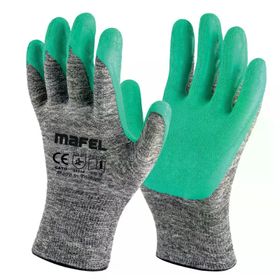 Mafel 080 1-2 Yeşil Kırışık Latex Eldiven