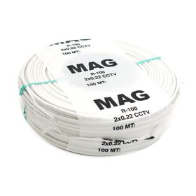 Mag R-100 2+1 2x0.22 mm 100 m CCTV Kamera Kablosu