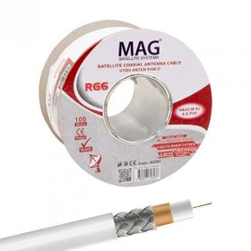 Mag RG59 FA 100 mt Mini İnce Anten Kablosu