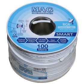 Mag RG6 U4 64 Tel Smart 100 m Anten Kablosu