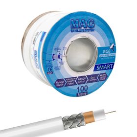 Mag RG6 U4 64 Tel Smart 100 m Anten Kablosu