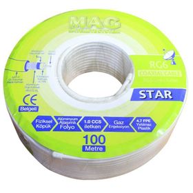 Mag RG6-U4 İthal 100 m Anten Kablosu