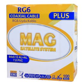 Mag RG6-U4 Plus Trishield 100 mt Anten Kablosu