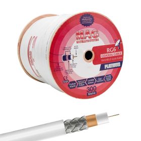 Mag RG6-U4 Trishield 300 mt Anten Kablosu