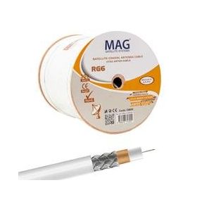 Mag RG6/U4 Bakır SAT1 80 Tel 300 m Anten Kablosu