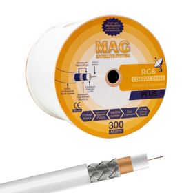Mag RG6/U4 Plus Trisheild 300 m Anten Kablosu