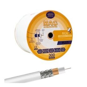 Mag RG6/U4 Plus Trisheild 300 m Anten Kablosu