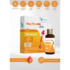 Mag-ThreeOn Kids Magnezyum Vitamin 30 ml Damla