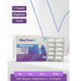Mag-ThreeOn Magnezyum Vitamin 60 Kapsül