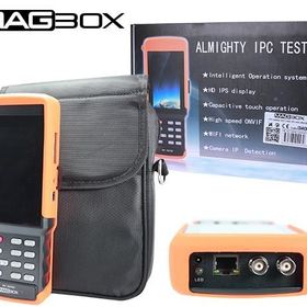 Magbox Ip-ahd-analog Cctv 4.3? Sd Kart-wifi Desteği Dokunmatik Ekran 48v Poe Kamera Test Cihazı