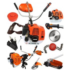 Mager 9.9 HP Alman Metal Şanzıman Yan Tip Ot Çalı Çim Biçme Benzinli Tırpan Makinesi