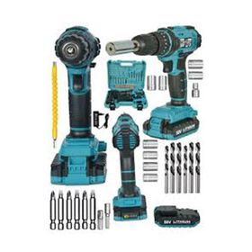 Mager Germany Thechonology 58 W Şarzlı Vidalama Matkap+Dark Blue Gator Grip Soket