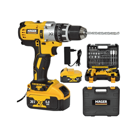 Mager Germay Thechnology XR 36 Watt 5 Ah Darbeli Setli Metal Şanzuman Vidalama Matkap