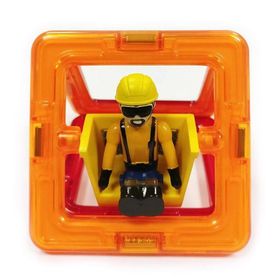 Magformers 6 Parça Mıknatıslı Mini Oyun Seti Construction Worker