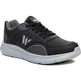 Magg Poınt 571 Siyah Gümüş Erkek Sneaker Günlük Spor Ayakkabı