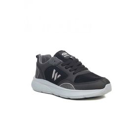 Magg Poınt 571 Siyah Gümüş Erkek Sneaker Günlük Spor Ayakkabı
