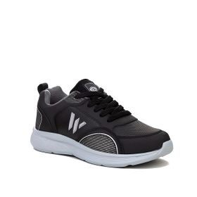 Magg Poınt 571 Siyah Gümüş Erkek Sneaker Günlük Spor Ayakkabı