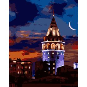 Magic Art 40x50 cm Galata Kulesi Sayılarla Boyama Tuval