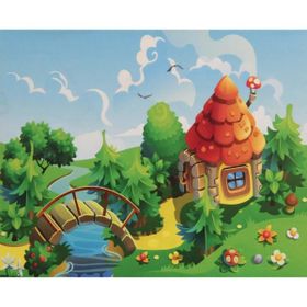 Magic Art 40x50 cm Şirin Köy Sayılarla Boyama Tuval