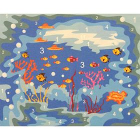 Magic Art Sayılarla Boyama 40x50 cm Akvaryum Tuval