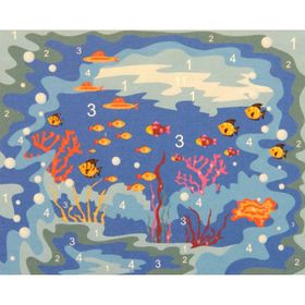 Magic Art Sayılarla Boyama 40x50 cm Akvaryum Tuval