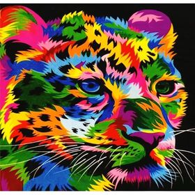 Magic Art Sayılarla Boyama 40x50 cm Aslan Tuval