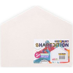 Magic Art Shapedition Beşgen Ev 30x28 cm Tuval