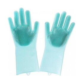 Magic Gloves Sihirli Isıya Dayanıklı Silikon Çok Amaçlı Bulaşık Eldiven Fırçası
