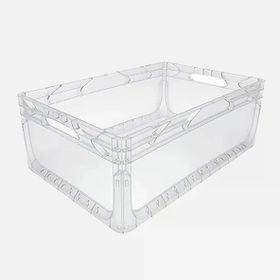 Magic Kombo Euronorm Şeffaf 60x40x22 cm Kapalı Saklama Kabı