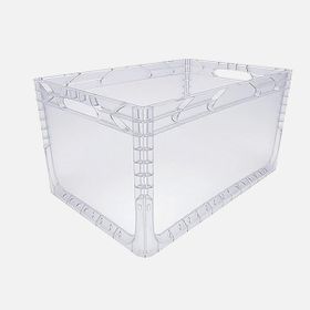 Magic Kombo Euronorm Şeffaf 60x40x32 cm Kapalı Saklama Kabı