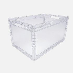Magic Kombo Euronorm Şeffaf 60x40x32 cm Kapalı Saklama Kabı