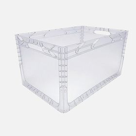Magic Kombo Euronorm Şeffaf 60x40x32 cm Kapalı Saklama Kabı