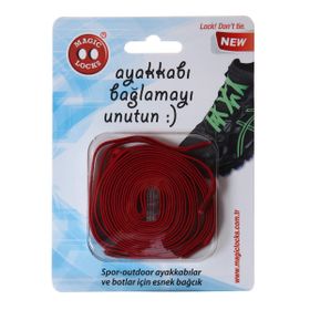 Magic Locks Kırmızı Kilitli Elastik Akıllı Bağcık