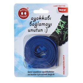 Magic Locks Mavi Kilitli Elastik Akıllı Bağcık