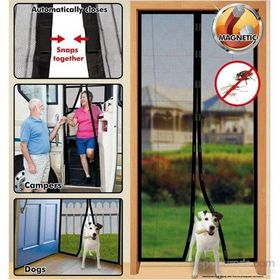 Magic Mesh 190 cm x 50 cm Krem Mıknatıslı Kapı Sinekliği