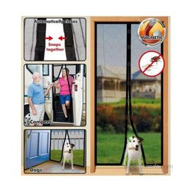 Magic Mesh 190 cm x 50 cm Krem Mıknatıslı Kapı Sinekliği